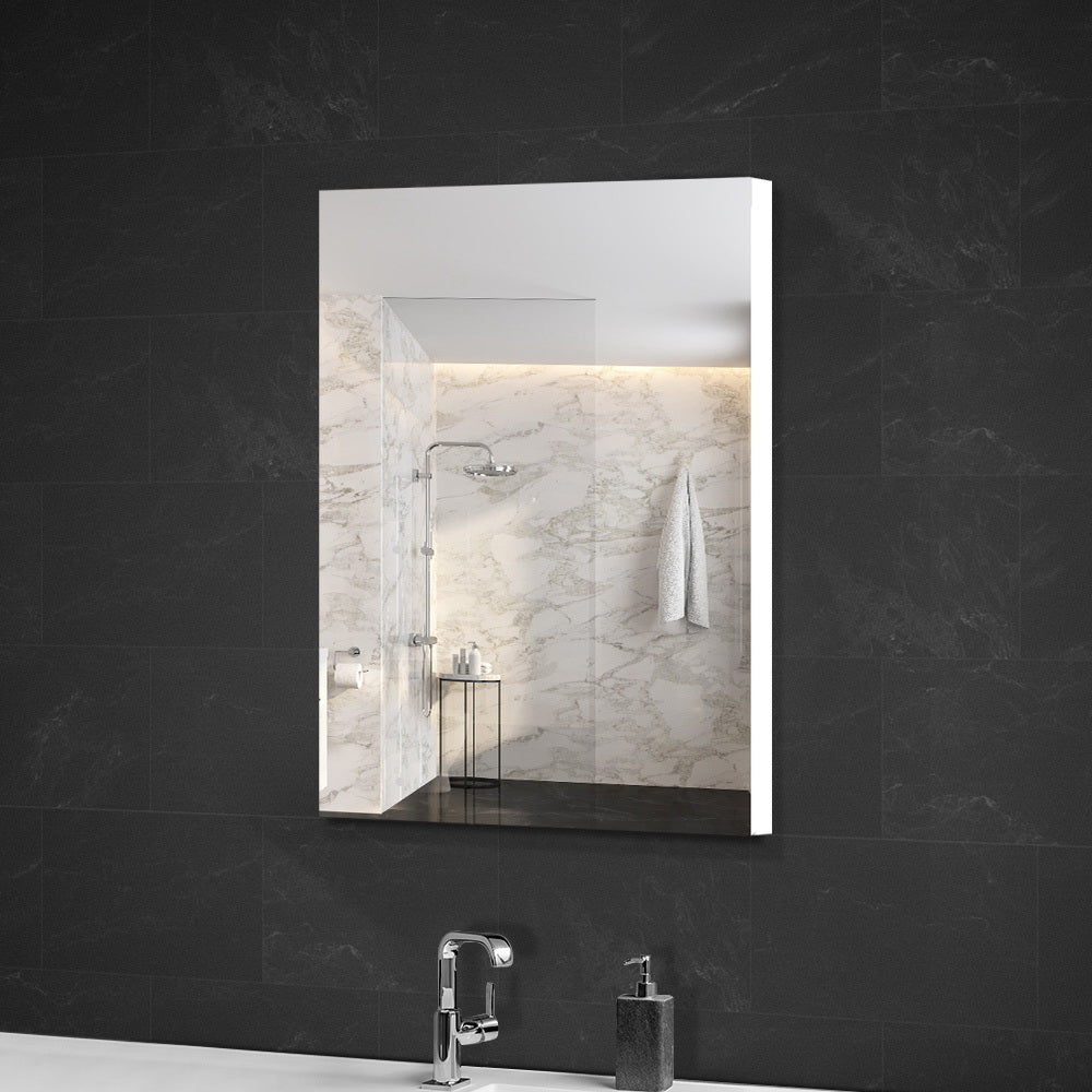 Bathroom Mirror Cabinet 450X720Mm White