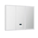 Bathroom Mirror Wall Cabinet LED Light Vanity Storage Organiser