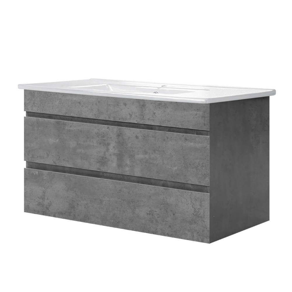 Vanity Unit 915Mm With Basin Grey