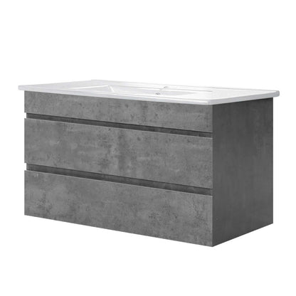 Vanity Unit 915Mm With Basin Grey