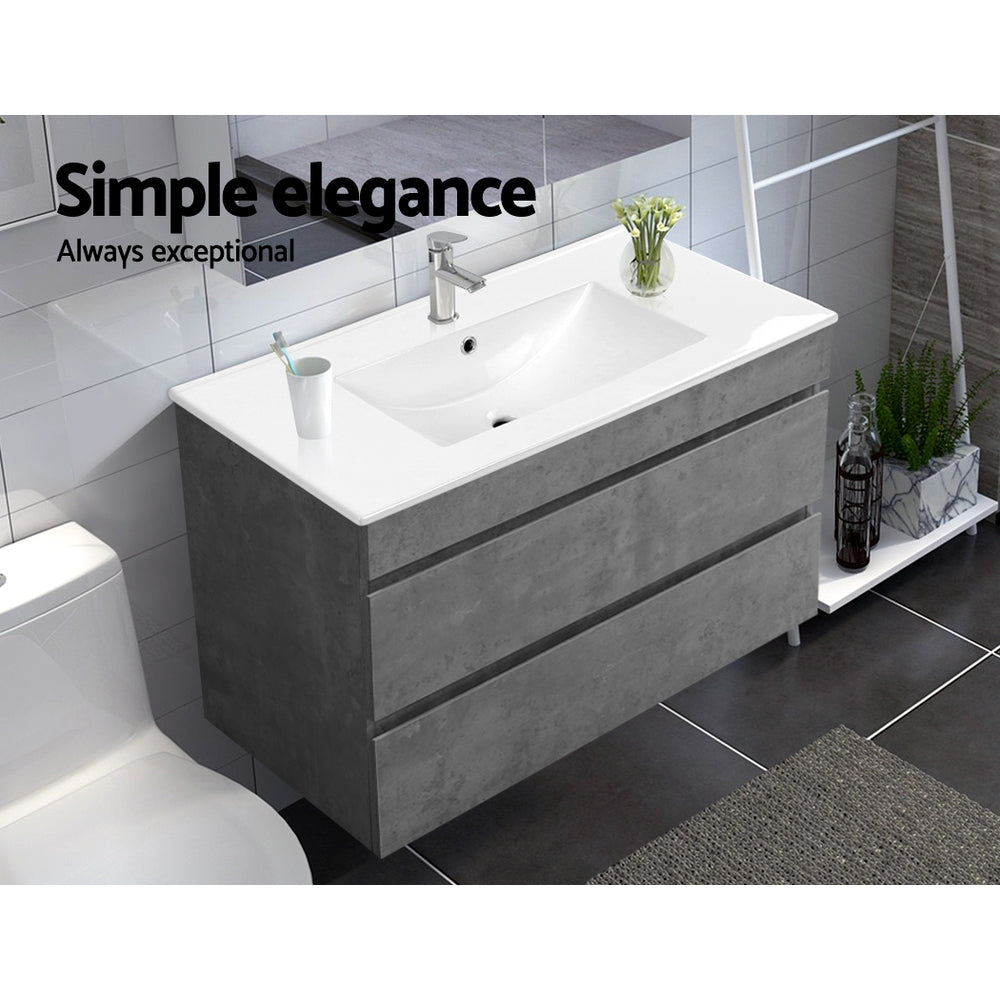 Vanity Unit 915Mm With Basin Grey