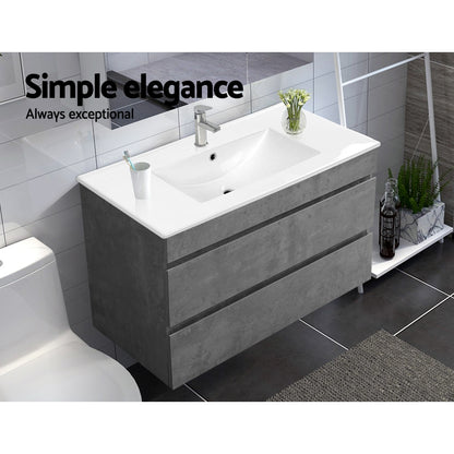 Vanity Unit 915Mm With Basin Grey