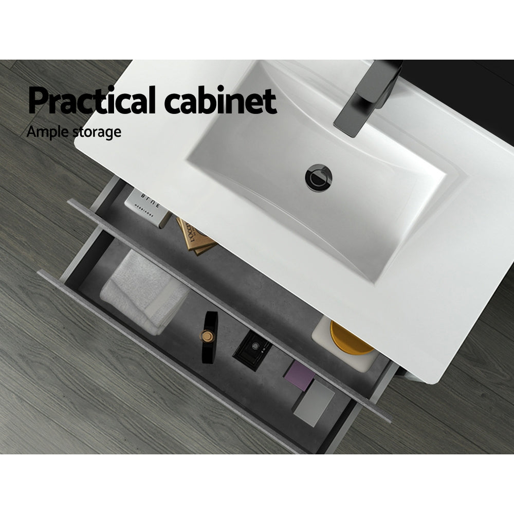Vanity Unit 915Mm With Basin Grey
