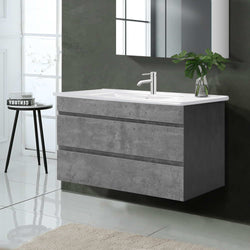 Vanity Unit 915Mm With Basin Grey