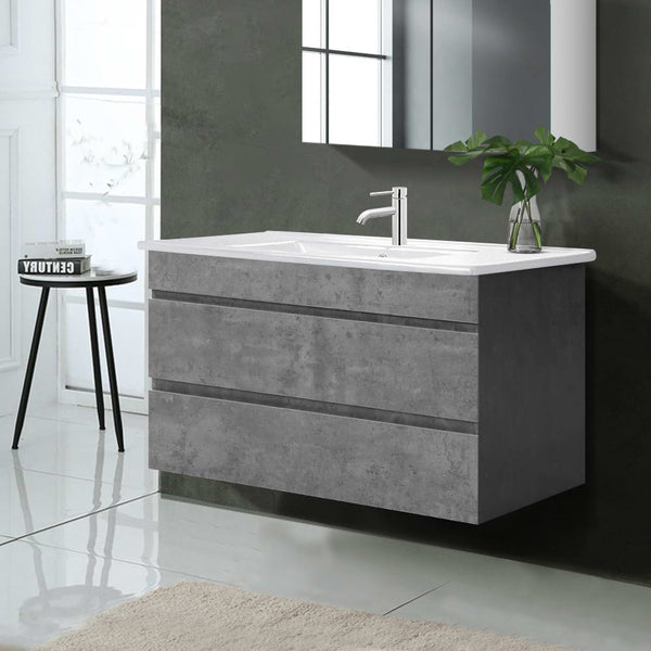  Vanity Unit 915Mm With Basin Grey
