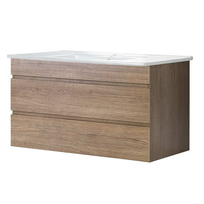 Vanity Unit 915Mm With Basin Oak