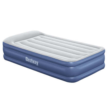 Air Mattress Inflatable Bed 46Cm Airbed Single Blue