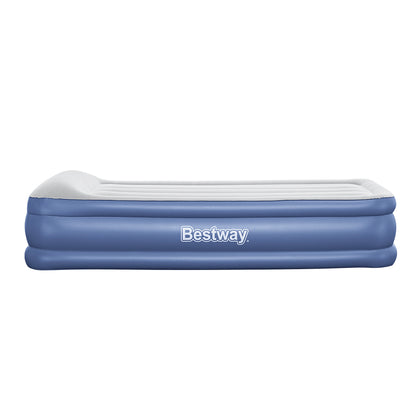 Air Mattress Inflatable Bed 46Cm Airbed Single Blue