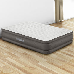 Air Mattress Queen Inflatable Bed 46Cm Airbed Grey