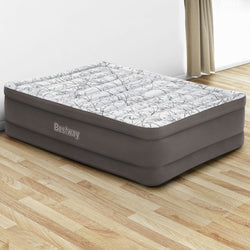Air Mattress Queen Inflatable Bed 56Cm Airbed Grey
