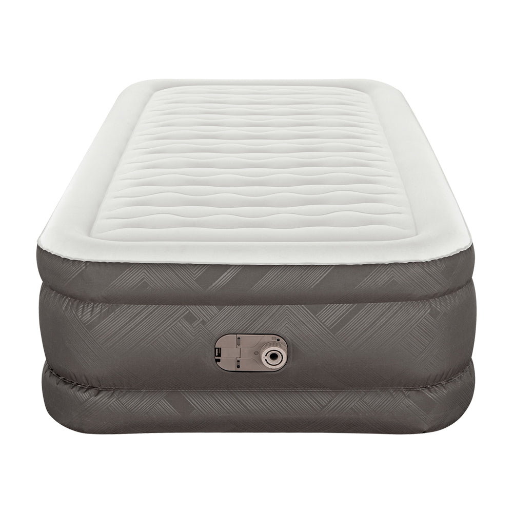 Air Mattress Single Inflatable Bed 46Cm Airbed Grey