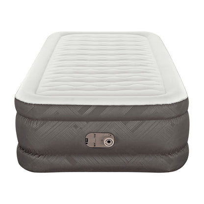 Air Mattress Single Inflatable Bed 46Cm Airbed Grey