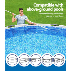 Pool Cleaner Cordless With Pole Swimming Pool Automatic Vacuum 6M