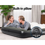 Double/Queen/Single Bed Flocked Inflatable Air Mattress