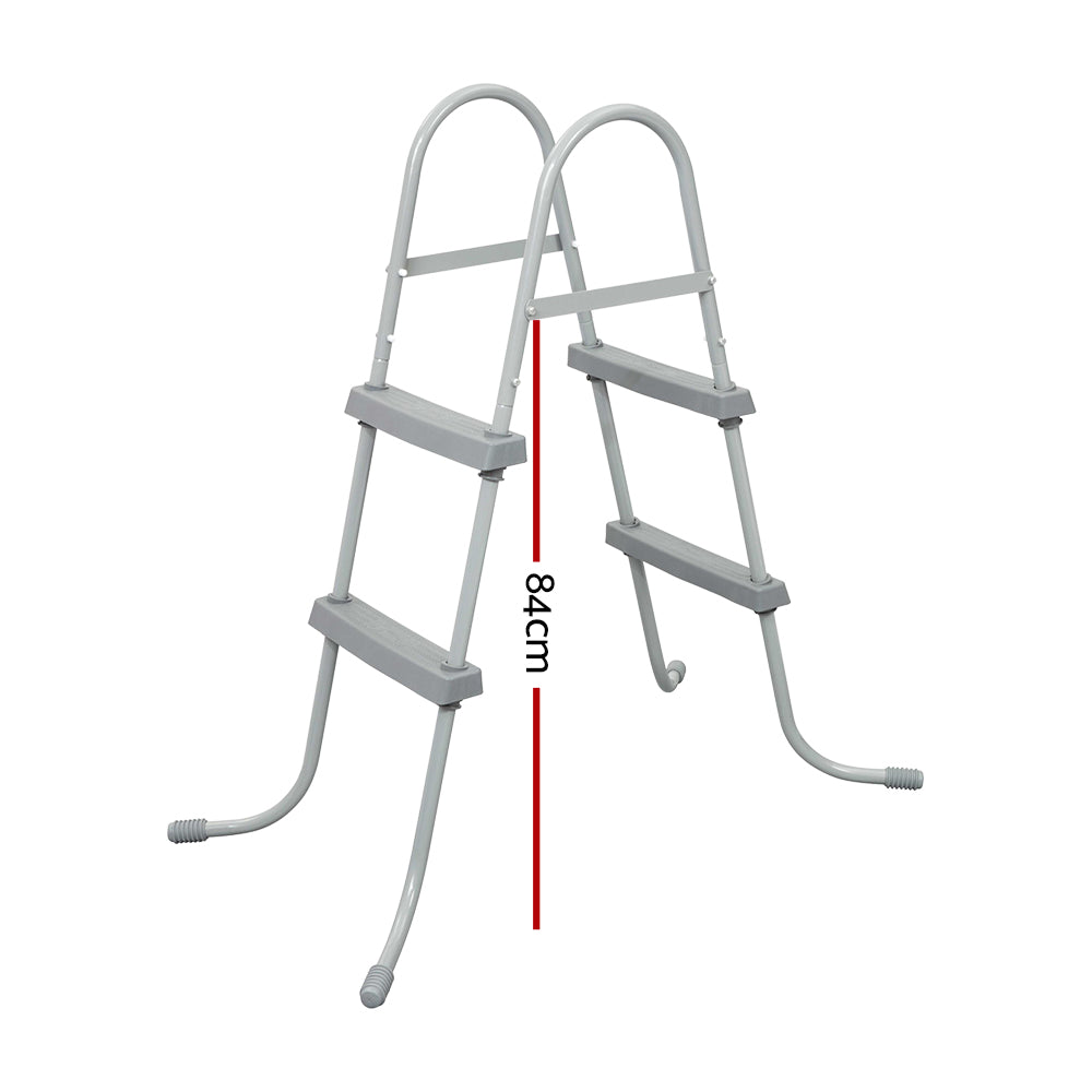 Above Ground Pool Ladder 84Cm 2-Step Removable Steps