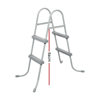 Above Ground Pool Ladder 84Cm 2-Step Removable Steps