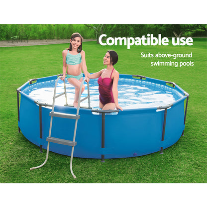 Above Ground Pool Ladder 84Cm 2-Step Removable Steps