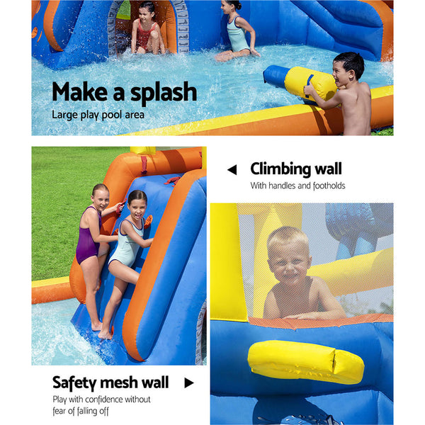 BW53377 Water Slide Jumping Castle Double Slides for Pool Playground,Durable and colourful