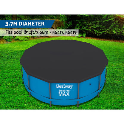 Round Swimming Pool Cover 3.66M/12Ft Pvc Blanket