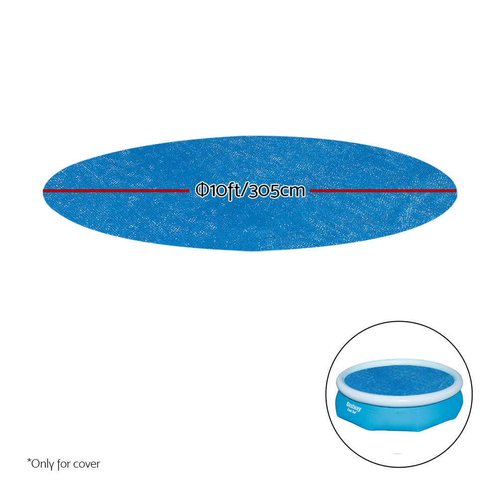 Round Swimming Pool Cover 3.05M/10Ft Pvc Blanket