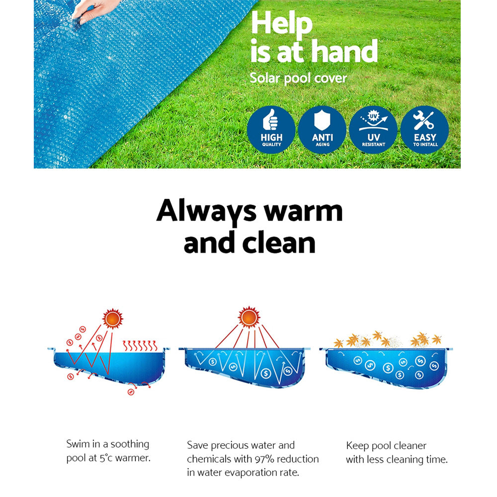 Round Swimming Pool Cover 3.05M/10Ft Pvc Blanket