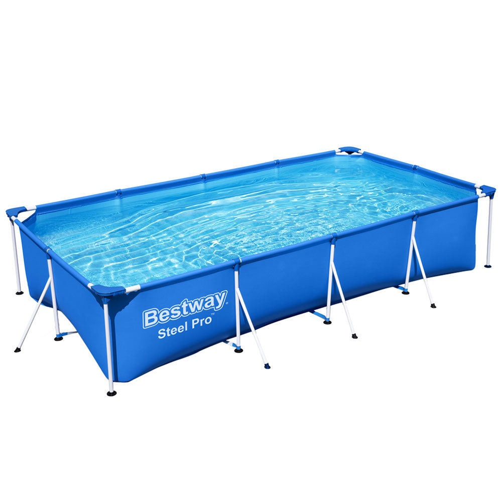 400X211X81Cm Steel Frame Above Ground Pool 5700L