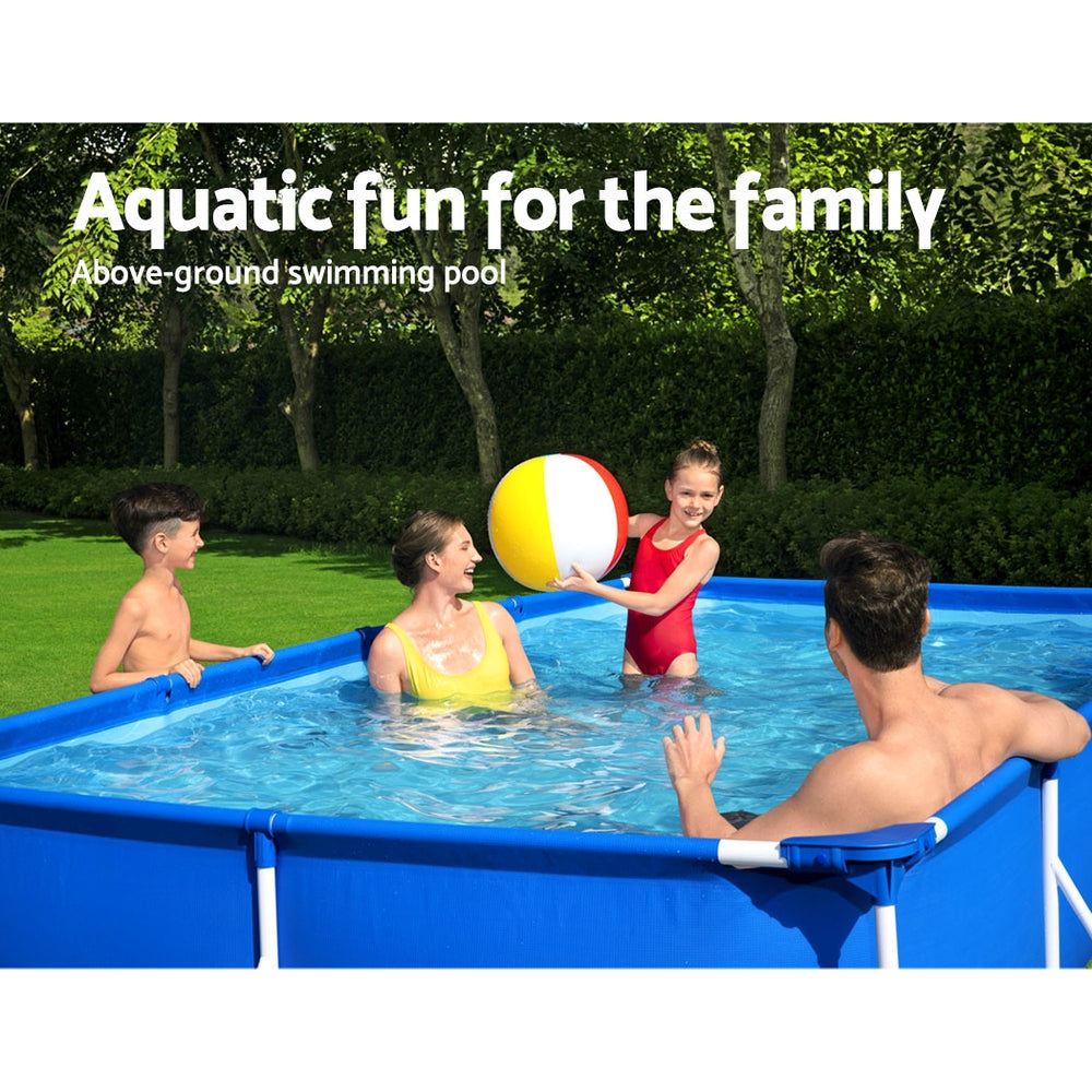 400X211X81Cm Steel Frame Above Ground Pool 5700L