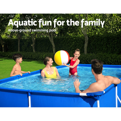 400X211X81Cm Steel Frame Above Ground Pool 5700L