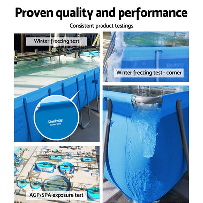 400X211X81Cm Steel Frame Above Ground Pool 5700L