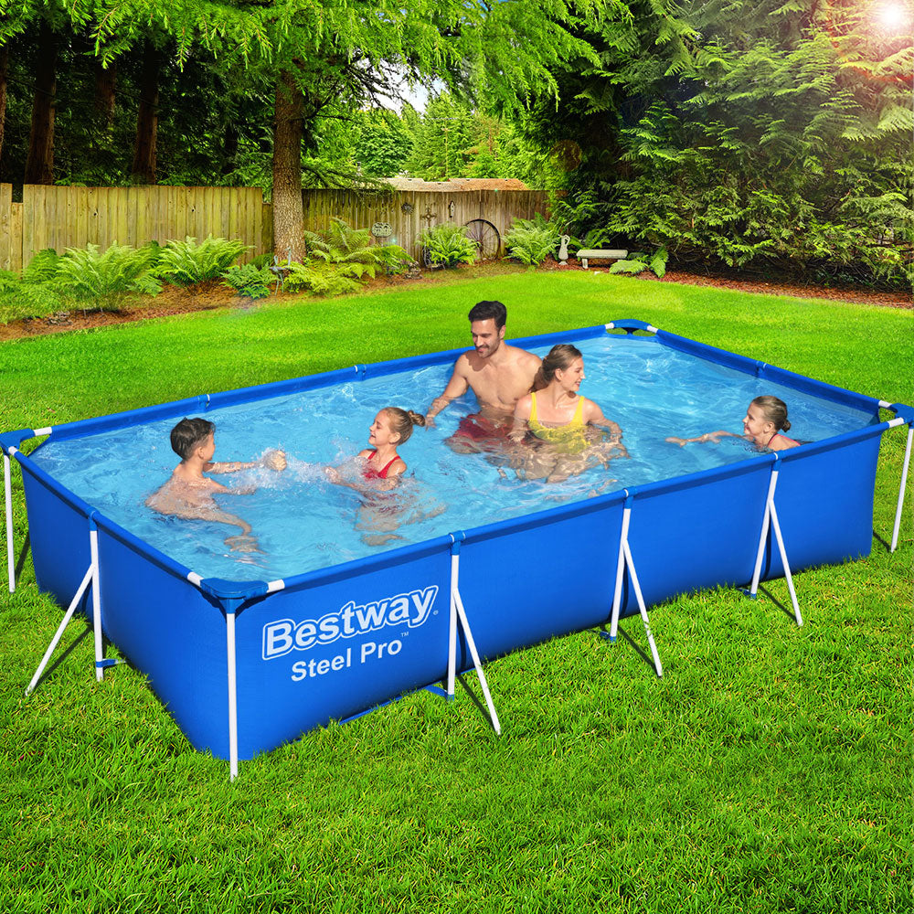 400X211X81Cm Steel Frame Above Ground Pool 5700L