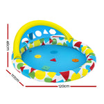120X117X46Cm Inflatable Play Swimming Pool W/ Canopy 45L