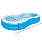 262X157X46Cm Inflatable Above Ground Swimming Pool 544L