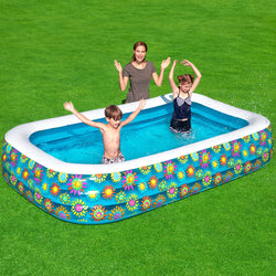 305X183X56Cm Inflatable Above Ground Swimming Pool