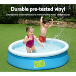 152X38Cm Round Inflatable Above Ground Swimming Pool 477L