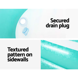 200X146X48Cm Inflatable Above Ground Swimming Pool 450L