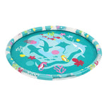 Kids Round Inflatable Splash Pool Sprinkler Marine 165cm