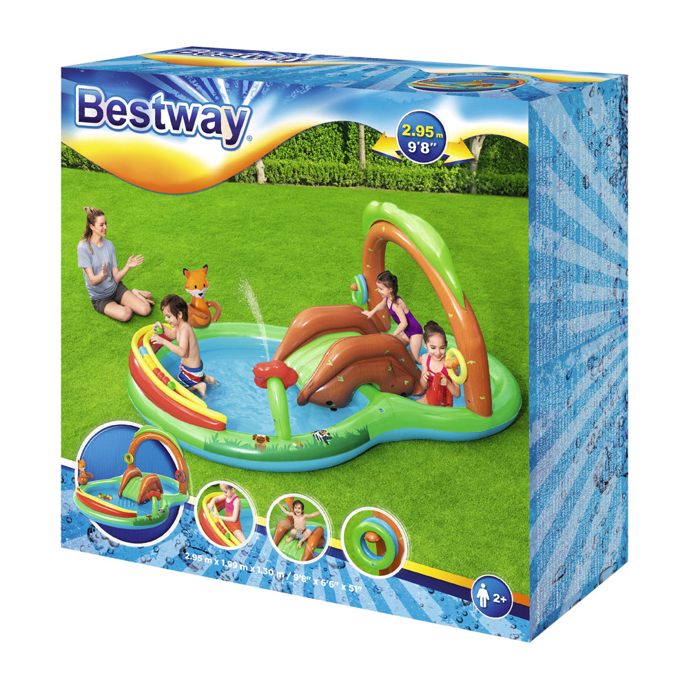 295X199X130Cm Inflatable Above Ground Swimming Play Pool 111L