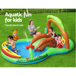 Above Ground Swimming Pool BW53093, Inflatable Kids Friendly Woods Play Pools