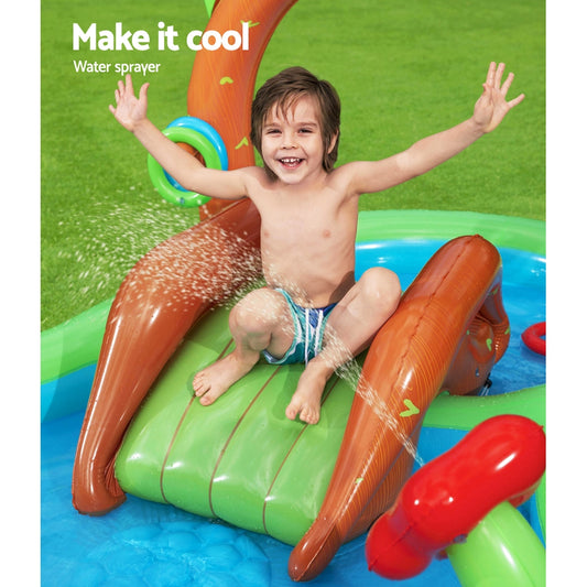 295X199X130Cm Inflatable Above Ground Swimming Play Pool 111L