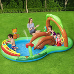 Above Ground Swimming Pool BW53093, Inflatable Kids Friendly Woods Play Pools