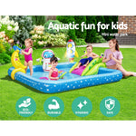Kids Pool Inflatable Above Ground Swimming Play Pools 308L