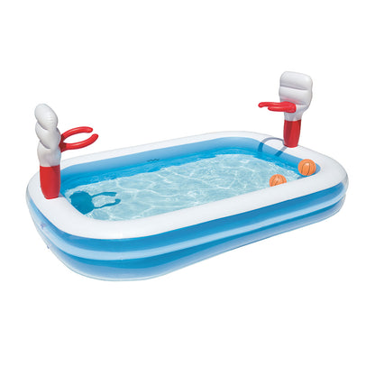 251X168X102Cm Inflatable Above Ground Swimming Play Pool 636L