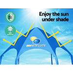 Kids Pool 183X51Cm Steel Frame Swimming Play Pools Canopy 930L