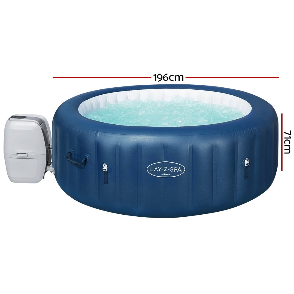 Bestway Spa Pool Massage Hot Tub Inflatable Lay-Z Bath Pools Smart App Control,Approx