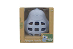 Silicone penguin rattle blue