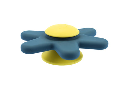 Silicone daisy spinner blue