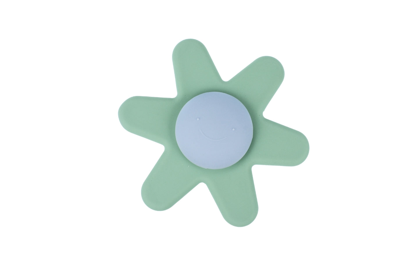 Silicone daisy spinner green