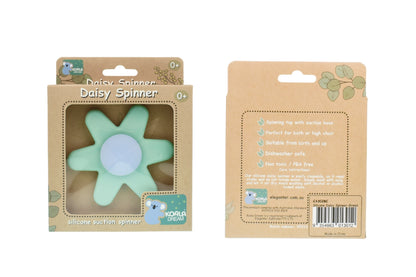 Silicone daisy spinner green