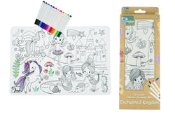 Reusable silicone drawing mat- enchanted kingdom