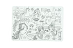 Reusable silicone drawing mat- enchanted kingdom